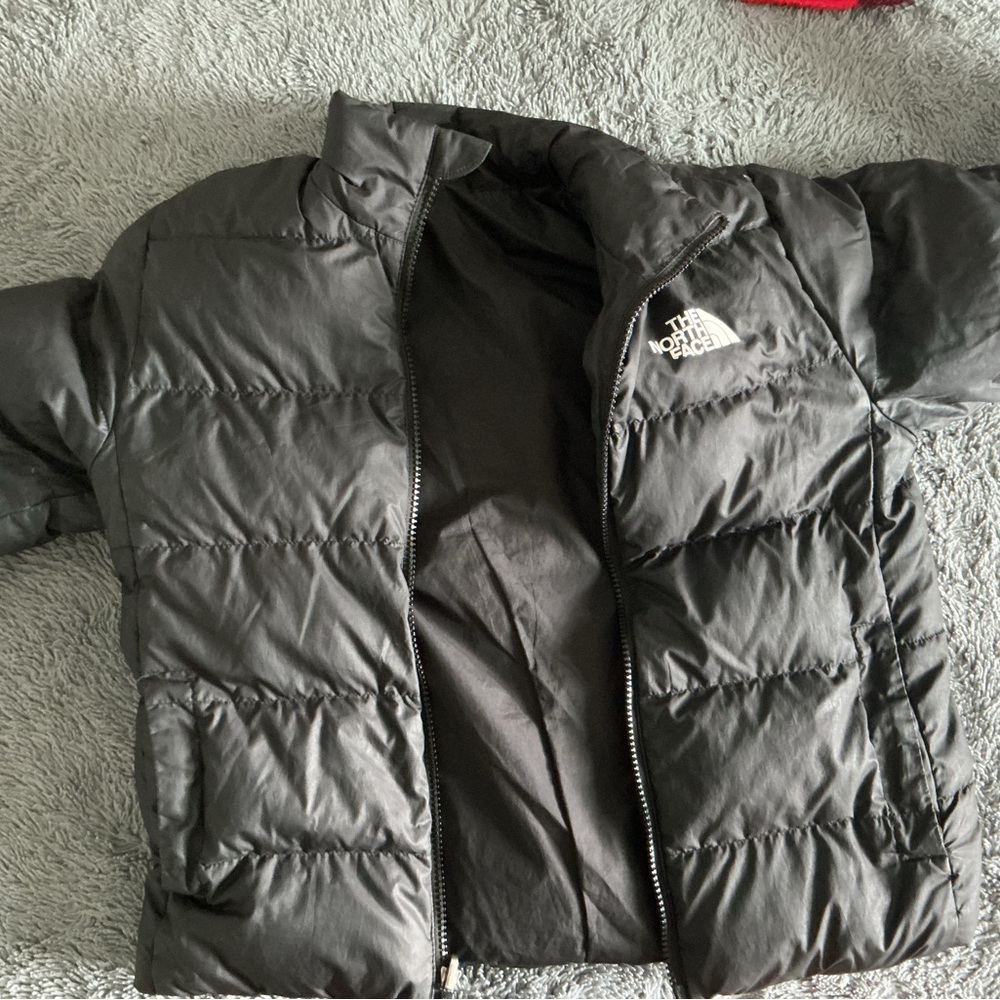 The North Face Charcoal Quilted Jacket